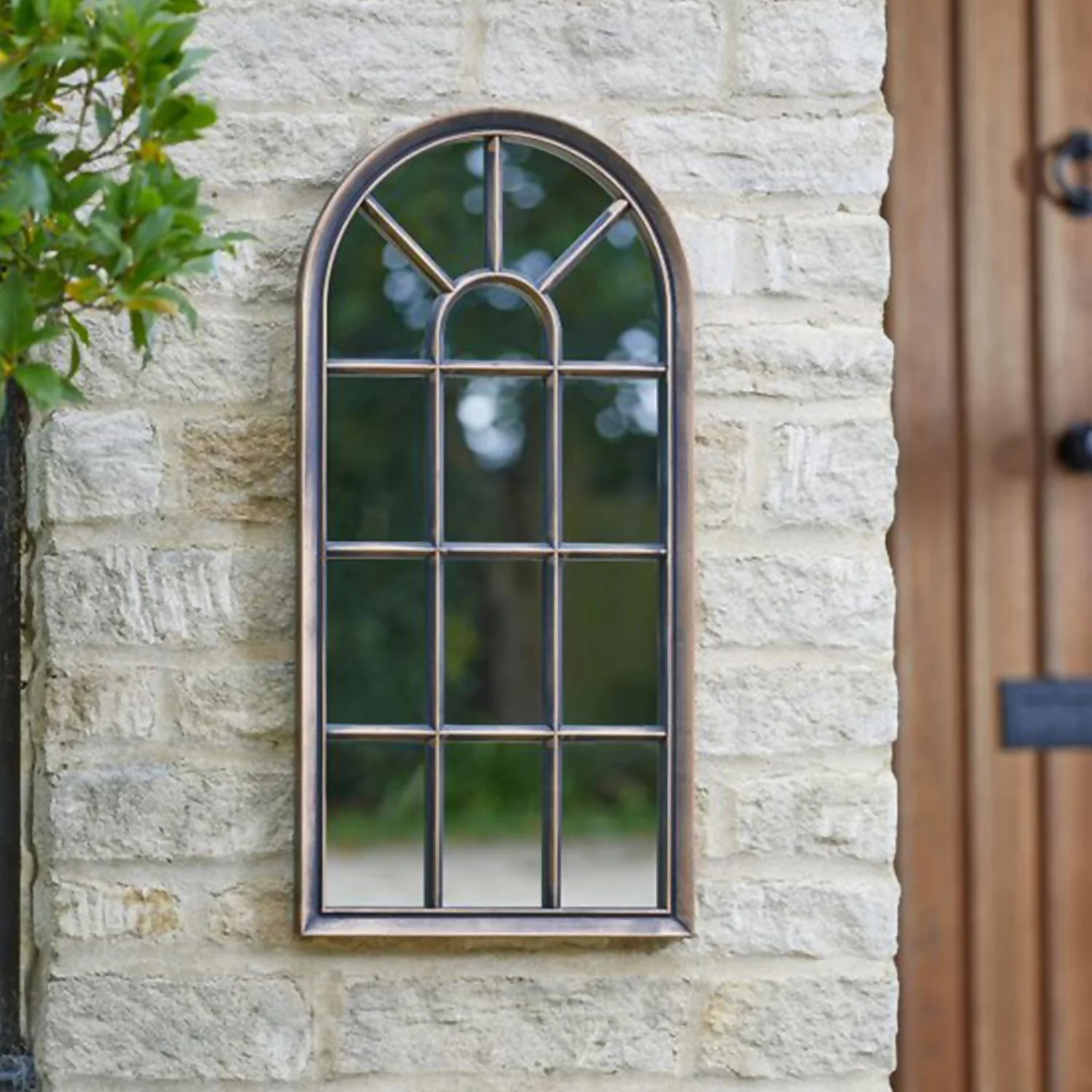 Vista Home And Garden Mirror - Coppergris 2 Vista Home And Garden Mirror - Coppergris - Image 2