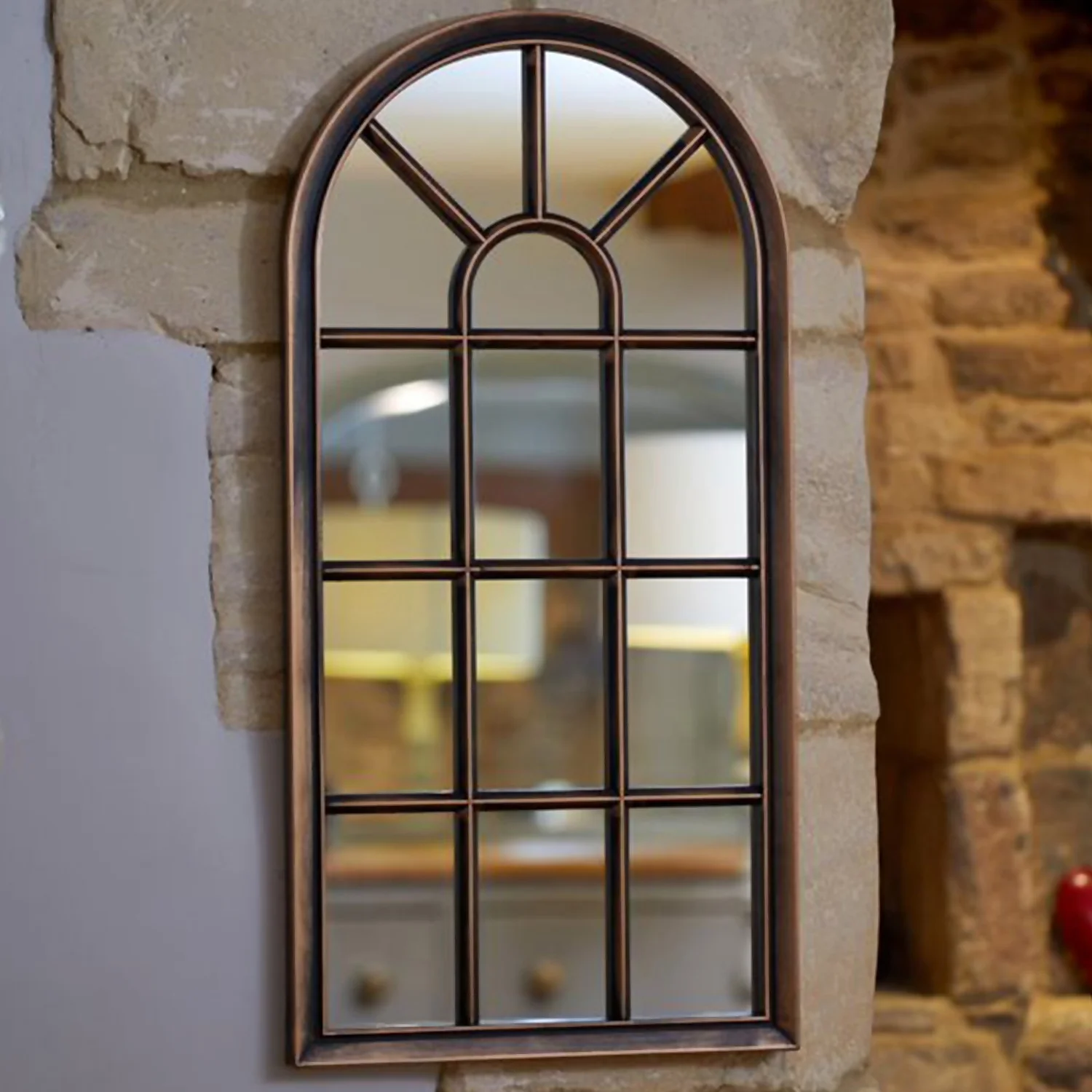 Vista Home And Garden Mirror - Coppergris 3 Vista Home And Garden Mirror - Coppergris - Image 3