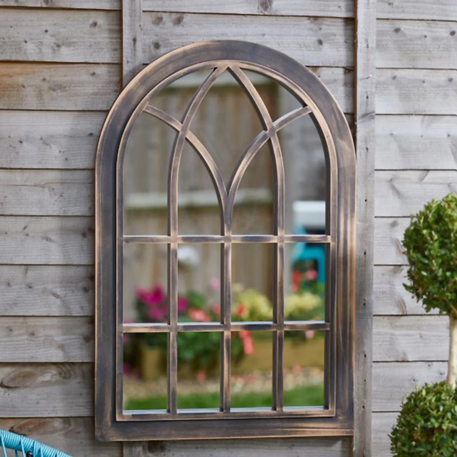 Eden Home And Garden Mirror - Coppergris 2 Eden Home And Garden Mirror - Coppergris - Image 2
