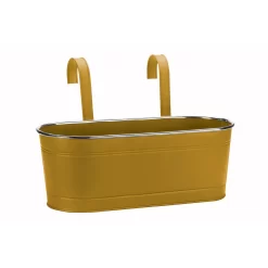 Garden Tool Store 25 15in Fence & Balcony Planter - Mustard