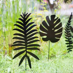 Jungle Black Ground Stakes - 45cm (Assorted Designs) -Garden Tool Store 13981010 1535005324495575