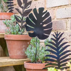 Jungle Black Ground Stakes - 45cm (Assorted Designs) -Garden Tool Store 13981010 1925005324441329
