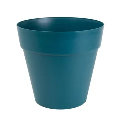 Soho Contemporary Plastic Blue Pot - 21cm