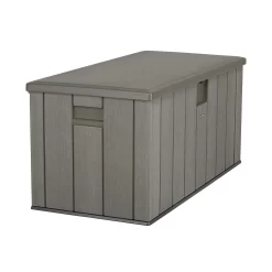 LIFETIME 568L Outdoor Storage Deck Box - Rough-Cut Brown -Garden Tool Store 13997406 2064999835488896