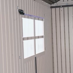 Lifetime 7x7ft Outdoor Storage Shed - Beige 15 Lifetime 7x7ft Outdoor Storage Shed - Beige -Garden Tool Store 13997407 1124999834936641