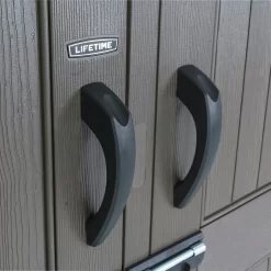 Lifetime 7x7ft Outdoor Storage Shed - Beige 17 Lifetime 7x7ft Outdoor Storage Shed - Beige -Garden Tool Store 13997407 8414999835023317