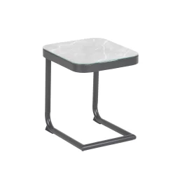 Heba Grey Metal Garden Corner Sofa Set -Garden Tool Store 14005702 3105022704798451