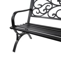 Ornate Metal Garden Bench -Garden Tool Store 14005780 3405018249598597