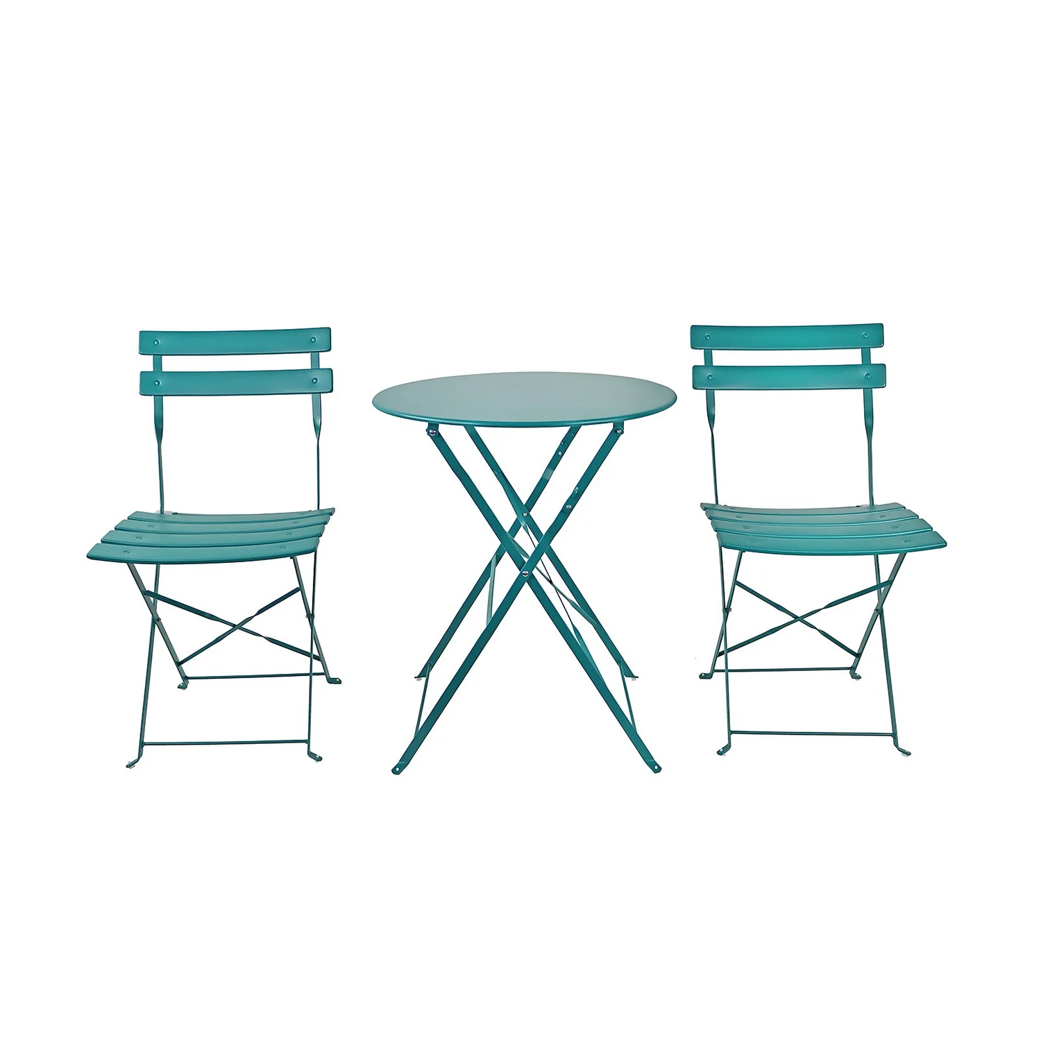 Millie Metal Bistro Set - Green 3 Millie Metal Bistro Set - Green - Image 3