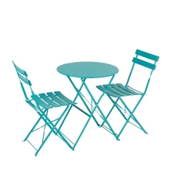 Millie Metal Bistro Set - Green 11 Millie Metal Bistro Set - Green -Garden Tool Store 14005782 8735034551627298