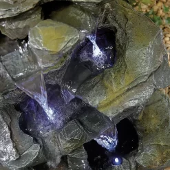 Stylish Fountain Como Springs Water Feature With LEDs -Garden Tool Store 14519356 1055047822702482