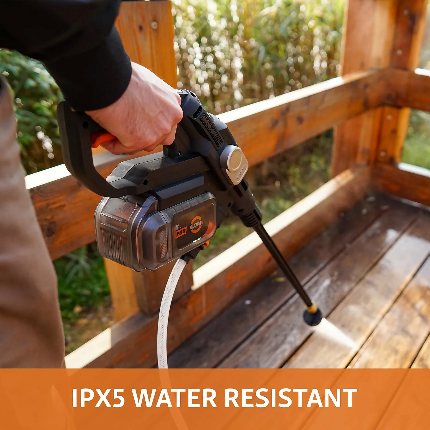 Worx Nitro Brushless Hydroshot Cordless Pressure Washer 6 Worx Nitro Brushless Hydroshot Cordless Pressure Washer - Image 6