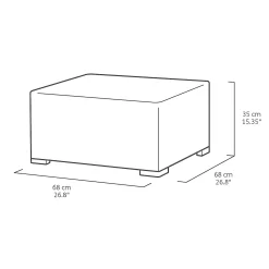 Keter California 5 Seater Double Sofa Outdoor Garden Furniture Lounge Set - Graphite With Grey Cushions 15 Keter California 5 Seater Double Sofa Outdoor Garden Furniture Lounge Set - Graphite With Grey Cushions -Garden Tool Store 14539597 1145041801866288